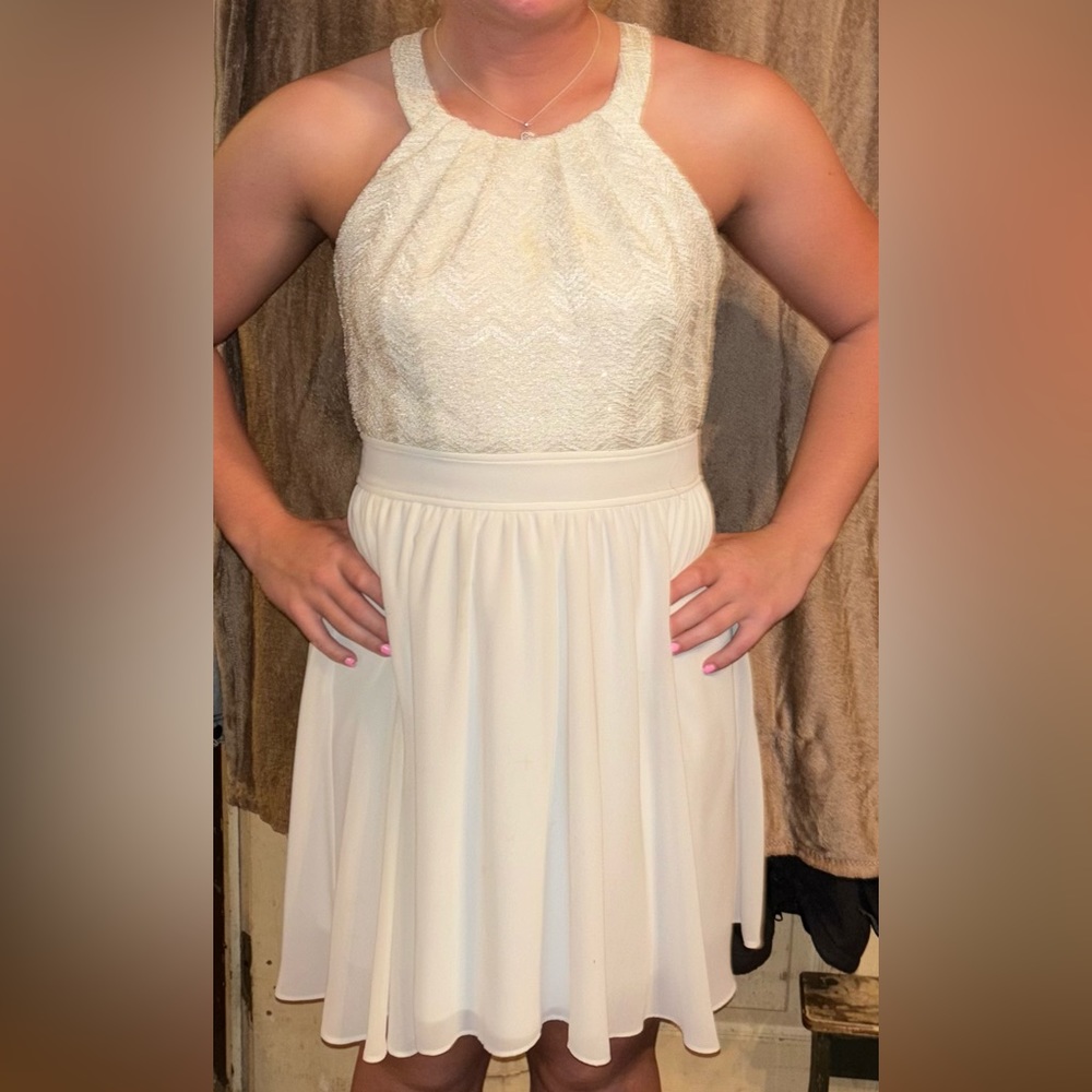 Girls white dress